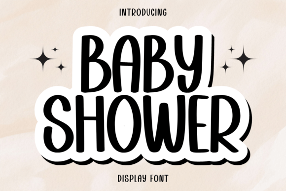 Baby Shower: A Playful Serif for Elegant Branding