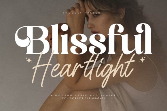 Blissful Heartlight: Crafting Modern Elegance with This Font Duo
