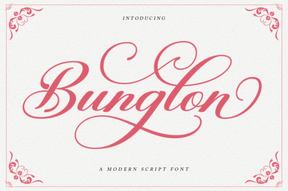 Bunglon Font: Modern Calligraphy for Creative Projects