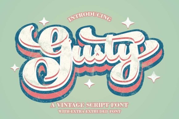 Channeling Groovy Vibes: The Gusty Script Font