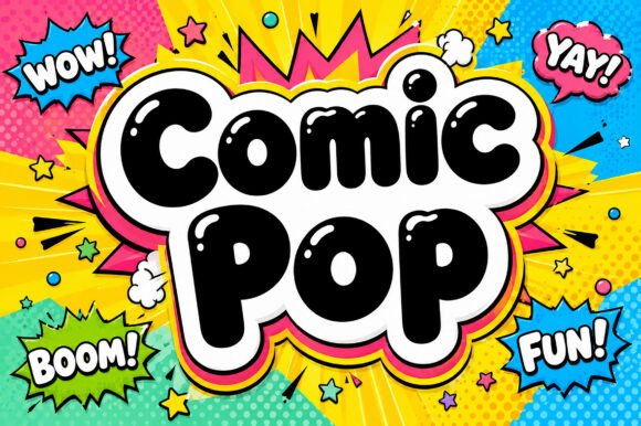 Comic Pop: The Display Font That Shouts Off the Page