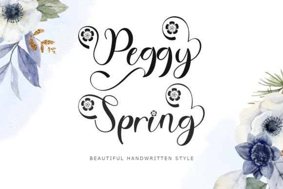 Peggy Spring: The Handwritten Font for Fresh, Modern Designs