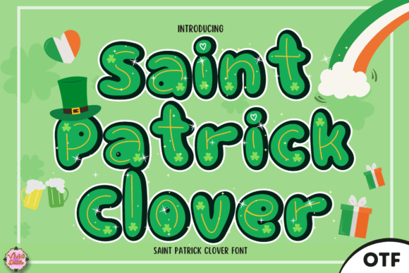 Saint Patrick Clover Font: A Design Asset for Festive Projects