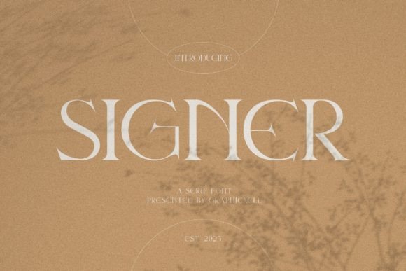 Signer: Where Elegance Meets Modern Serif Style