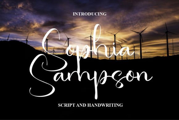Sophia Sampson: A Handwritten Font with Real Heart