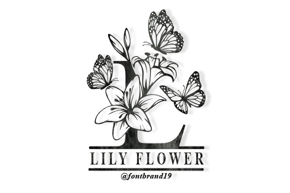 Split Lily Flower Monogram: Your Secret for Elegant Design