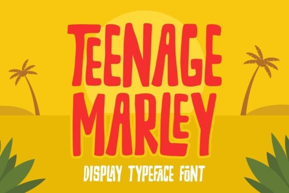 Teenage Marley: A Tropical Escape in Every Letterform
